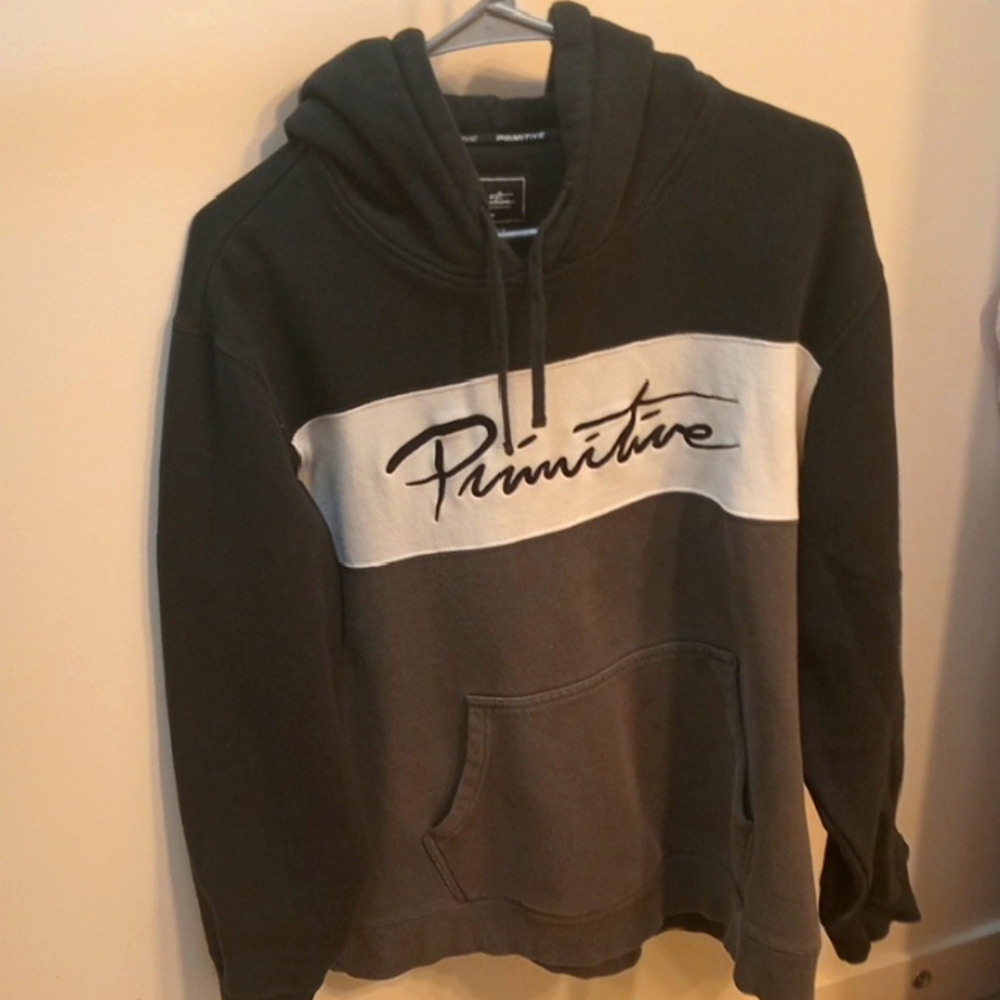 Primitive Black and White Hoodie